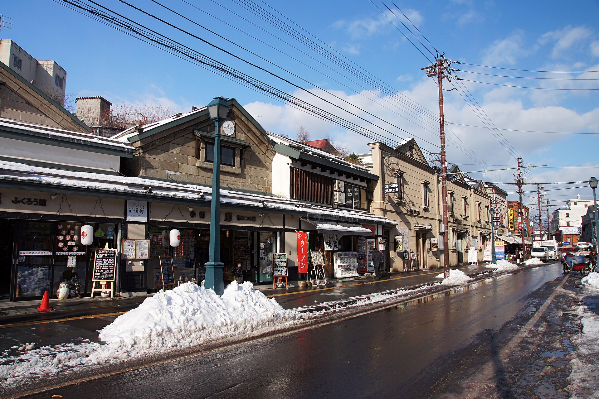 小樽堺町通街景；參考照片