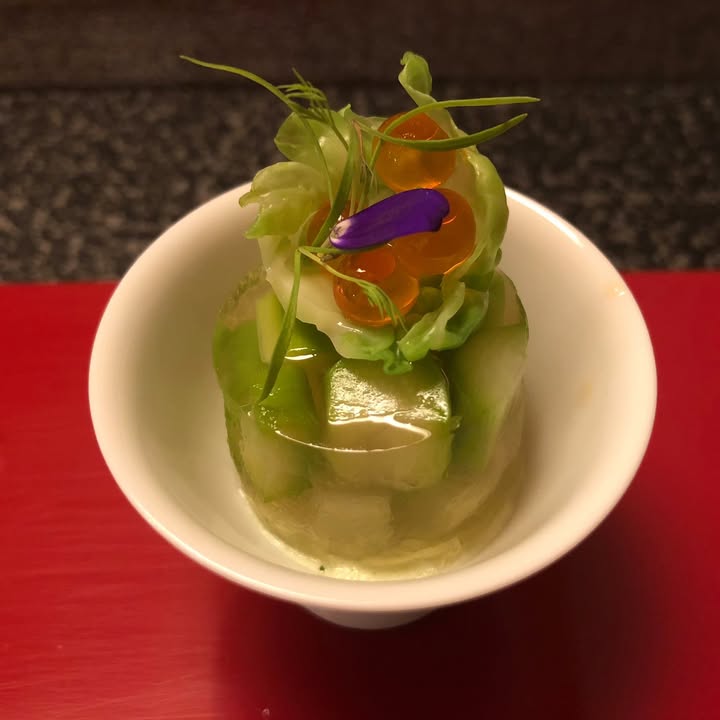 虹夕諾雅京都：晚餐、第二趟的晚餐
