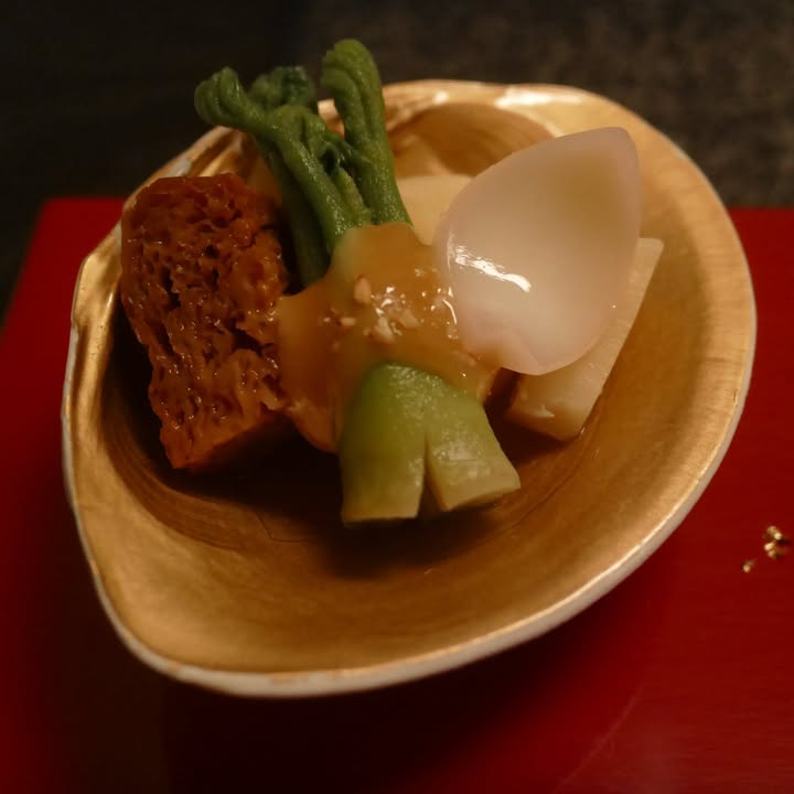 虹夕諾雅京都：晚餐、第一趟的第一晚