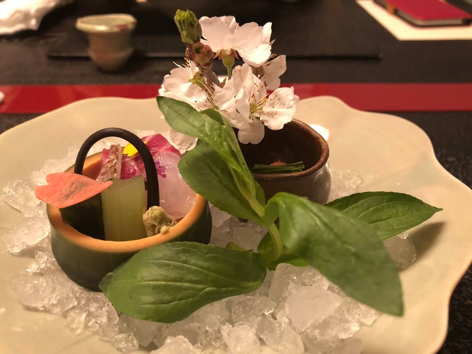 虹夕諾雅京都：晚餐、第二趟的晚餐