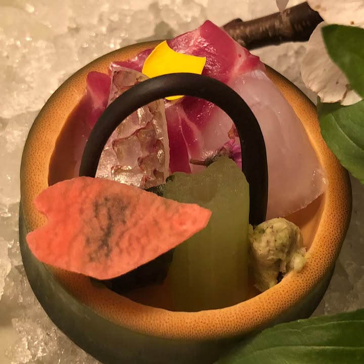 虹夕諾雅京都：晚餐、第二趟的晚餐