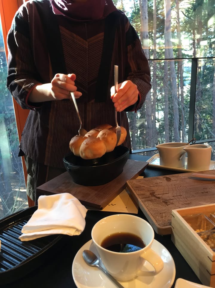 虹夕諾雅富士：餐廳早餐