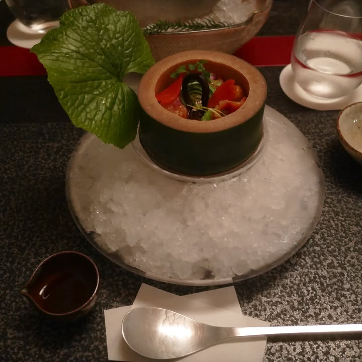 虹夕諾雅京都：晚餐、第一趟的第一晚
