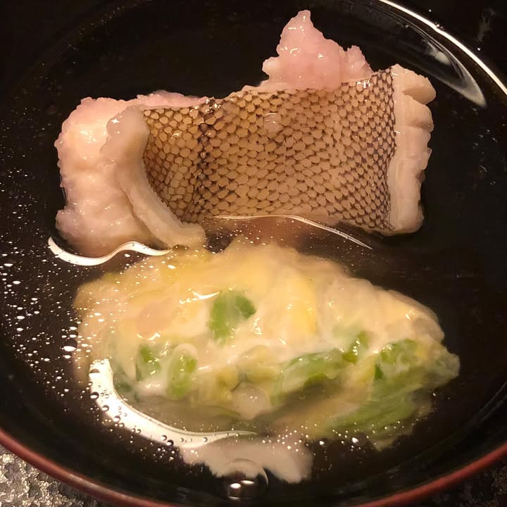 虹夕諾雅京都：晚餐、第二趟的晚餐