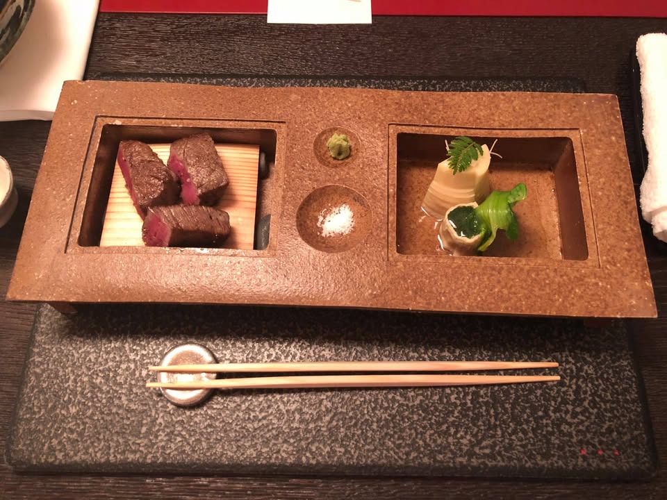 虹夕諾雅京都：晚餐、第二趟的晚餐