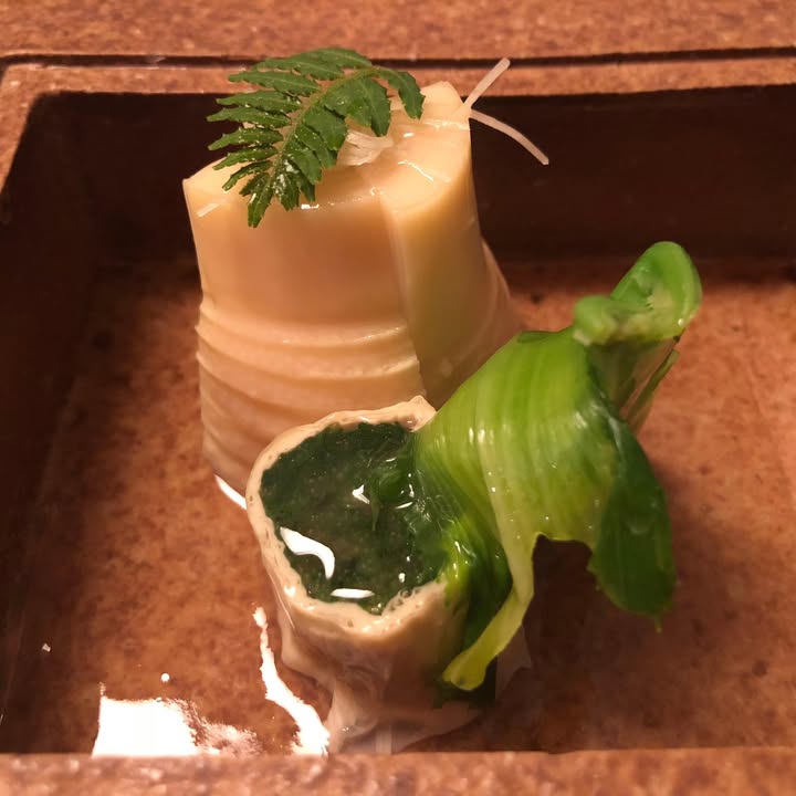 虹夕諾雅京都：晚餐、第二趟的晚餐