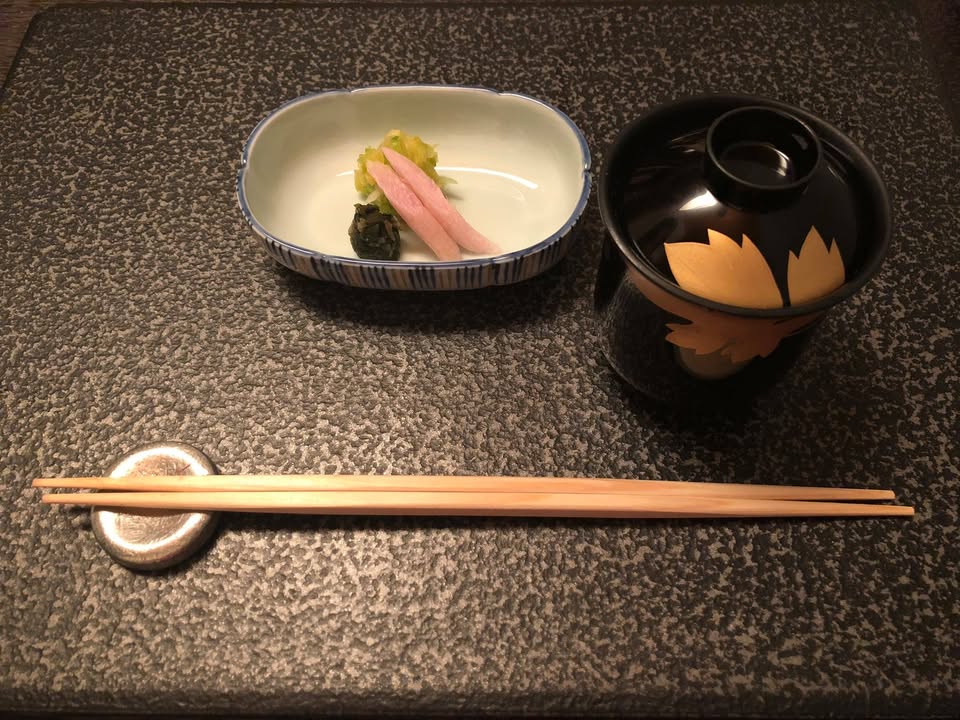 虹夕諾雅京都：晚餐、第二趟的晚餐