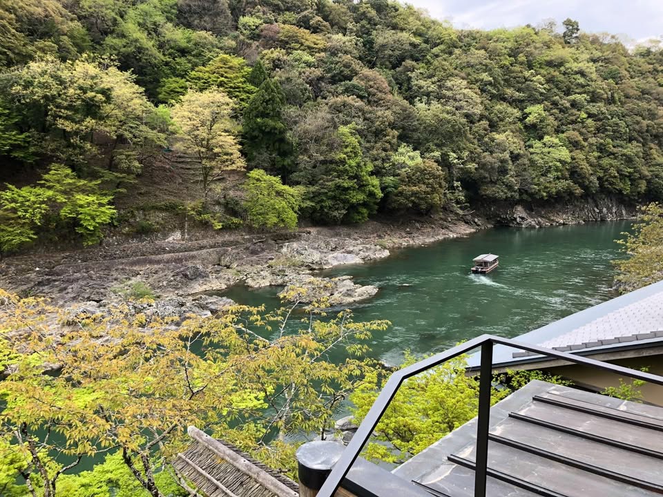 虹夕諾雅京都：Reception、迎賓船、環境
