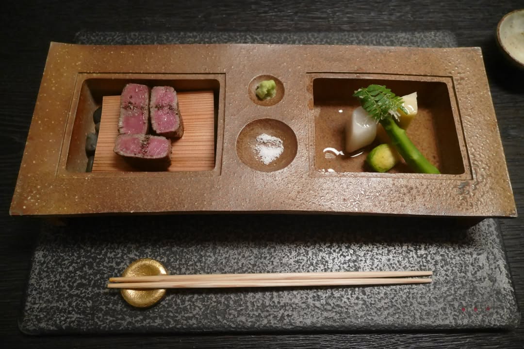 虹夕諾雅京都：晚餐、第一趟的第一晚
