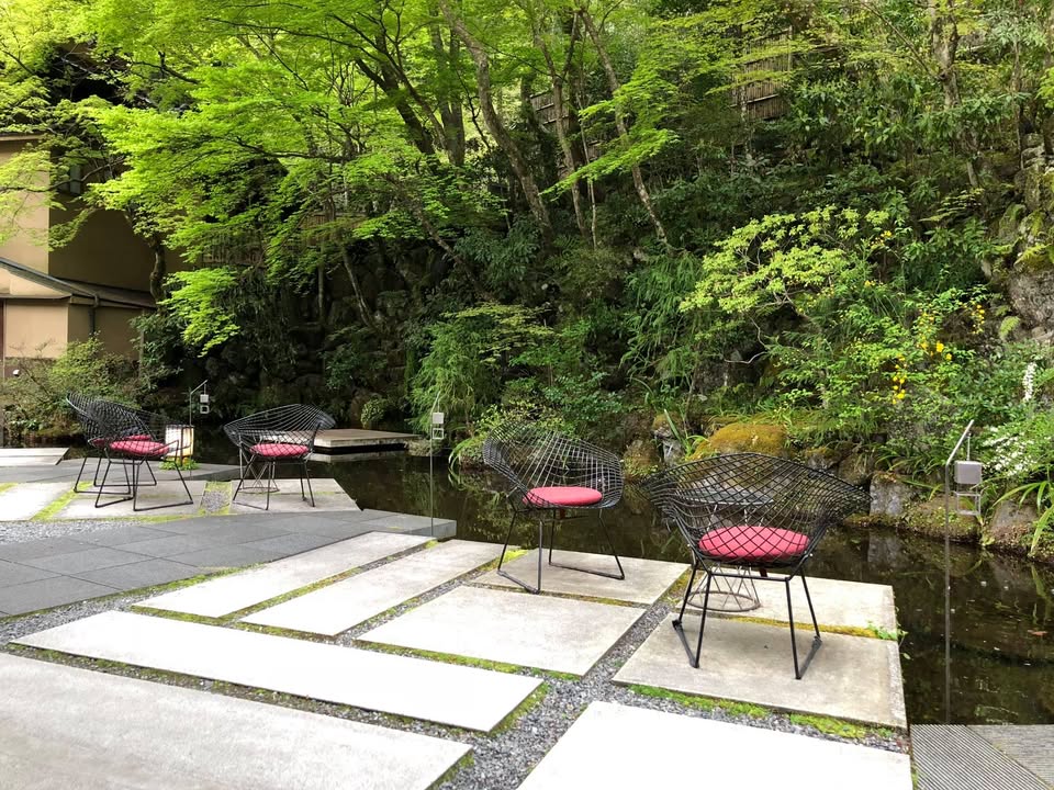 虹夕諾雅京都：Reception、迎賓船、環境